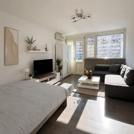 Bright Scandinavian & Balcony 부다페스트